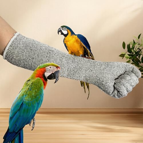 Bite Proof Gloves, 18inch Long Bird Handling Gloves Cut & Bite & Scratch Protection Multi-use for Pet Grooming, Gardening, Training ;1