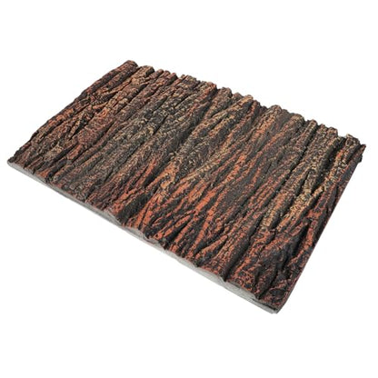VANZACK Aquarium Background Board and Landscaping Board 3D Imitated Oak Bark Pu Material Ultra-Thin Decorative Panel for Fish Tank and Reptile Terrarium Scenery