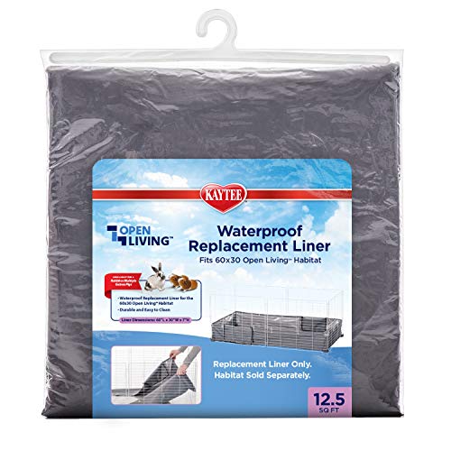 Kaytee Open Living Pet Guinea Pig or Rabbit Habitat Replacement Liner 60" x 30" - size: 60.0"L x 30.0"W x 0.1"H