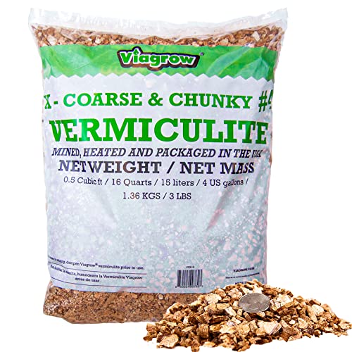 Viagrow® 16 qt. (0.5 cu. ft.) Coarse and Chunky Grade Vermiculite Soil Amendment (1-Pack) / A Product of The Harvest Company™ - size: 1 Pack