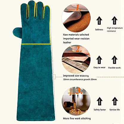 Dog training Thickened anti-bite gloves prevent lizard python's bite gloves