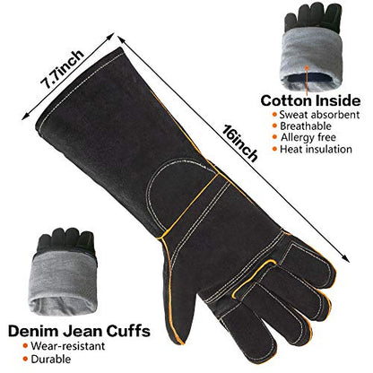 TIROTECHS Build Trust & Protect Your Hands - Bite-Proof Animal Handling Gloves for Safe & Loving Pet Care with Dogs and Cats