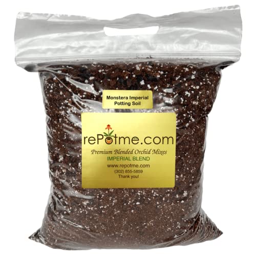 rePotme Monstera Potting Soil - Imperial Houseplant Mix - Mini Bag (2 Quarts) - Great Potting Mix for Indoor Plants - color: Monstera, size: Mini Bag - 2 Quarts