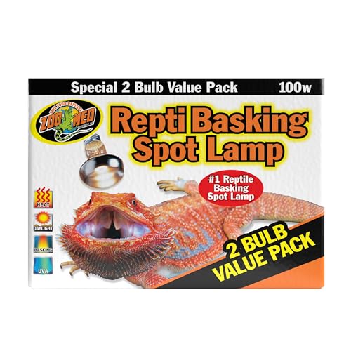 Zoo Med, Repti Basking Spot Lamp Value Pack 100 Watts, 2 Count