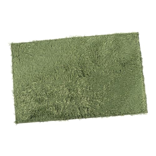 VICASKY Fake Lawn Mat for Reptiles Washable Pet Mat with Moss Design Terrarium Liner for Tortoise Iguana Bearded Dragon and Other Pets Reusable Carpet