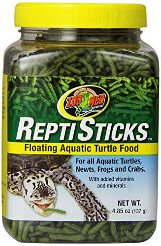 Zoo Med ReptiSticks Floating Aquatic Turtle Food, 4.85-Ounce - size: 4.85 Ounce (Pack of 1)