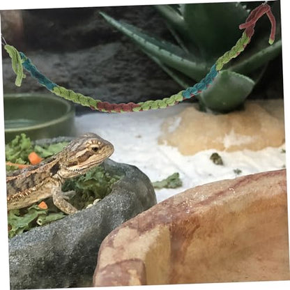 BESPORTBLE 2pcs Climbing Rope Toys for Crab Reptile Tank Climbing Vine Terrarium Accessory Decor