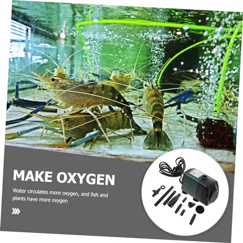 BESPORTBLE 1set Submersible Fountain Pump for Fish Tanks Hydroponics and Fountains Quiet Multi-use Water Pump Nozzles for Improved Water Circulation and Oxygenation Us