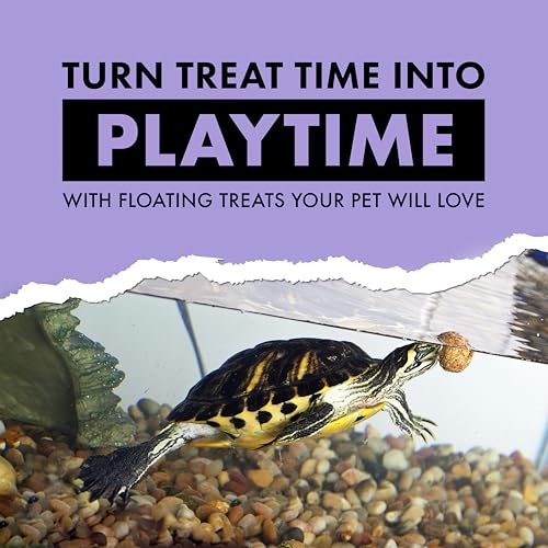 Zilla Turtle Chasers Floating Treats, Made with Real Shrimp, Resealable Bag