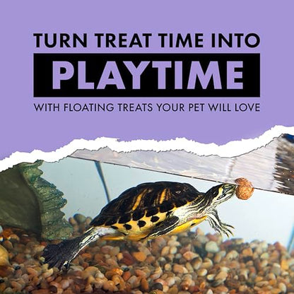 Zilla Turtle Chasers Floating Treats, Made with Real Shrimp, Resealable Bag