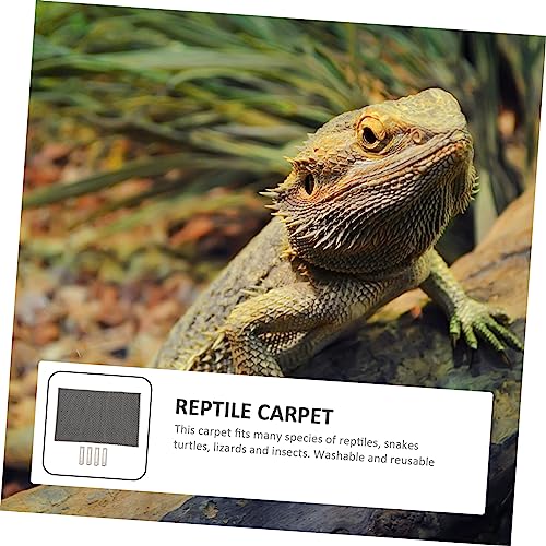 Totority Reptile Terrarium Carpet Reptile Pad Moisturizing Liner Snake Turtle Bedding Easy to Clean