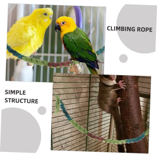 4pcs Crab Climbing Rope Toy Natural Decorative Reptile Vines for Terrarium Accessories Engaging Habitat Decor for Crabs Frogs and Lizards