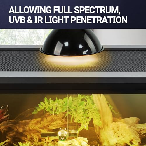 REPTI ZOO 67 Gallon PVC Tall Reptile Tank, 24 x18x36 inch Large Reptile Terrarium for Gecko Lizard Chameleon Frog Snake, Enclosure Habitat with Sliding Door & Top Screen Ventilation - size: 24x18x36 inch