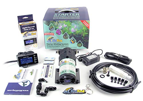 MistKing – Starter Misting System, 5th Gen | Used by Zoos, Botanical Gardens, Institutions & Hobbyists | Expandable to 10 Nozzles | Extremely Fine Mist | 50 Micron Droplets | MKSMS5-125-50 - size: Version 5, style: Starter