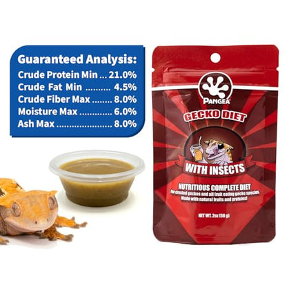 Pangea Gecko Diet with Insects 2 oz - size: 2 Ounce (Pack of 1)