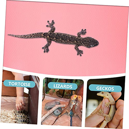 Toyvian Reptile Carpet Nonslip Terrarium Substrate Leopard Gecko Tank Accessories Bearded Dragon Mat Snake Bedding Washable Liner