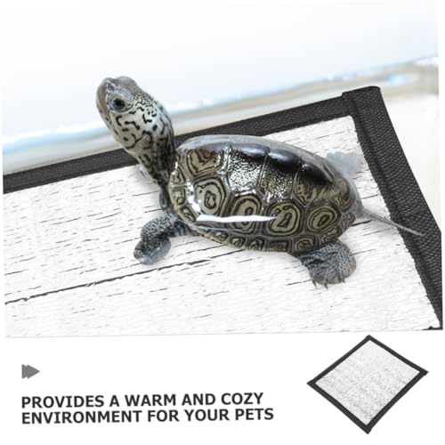 WOONEKY Outdoor Animal Heating Pad Insulation Film Pet Reptile Heating Pad Energy Efficient Easy Maintenance - size: 16.00X16.00X0.10CM