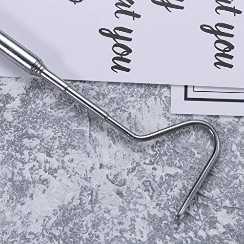 Happyyami Tool Snake Hook Grabber Adjustable Snake Ring Catcher Stick Handheld Up for Catching Controlling Moving Telescoping Pole with Hook Grabber