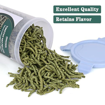 Timothy Hay Pellets, 28oz (4 * 7 oz) Small Pet Feed | 100% premium nutrition timothy pellets, ideal for tortoises and rabbits - size: 1.75 Pound (Pack of 1)