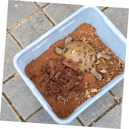 Totority 1bag Terrarium Bark Chips Bedding for Reptiles Natural Decorative Substrate for Tank and Aquarium Safe Rustic and Easy to Arrange for Snakes Lizards and Turtles Lb