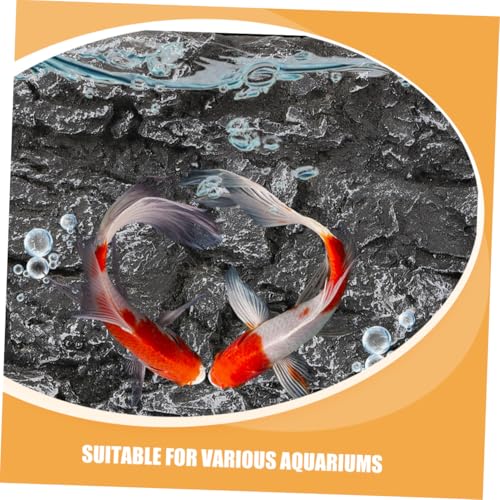 BESPORTBLE Aquarium Decor Reptile Tank Background 3D Fish Tank Background Board Snake Terrarium Decorative Stone