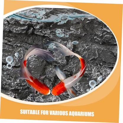 BESPORTBLE Aquarium Decor Reptile Tank Background 3D Fish Tank Background Board Snake Terrarium Decorative Stone