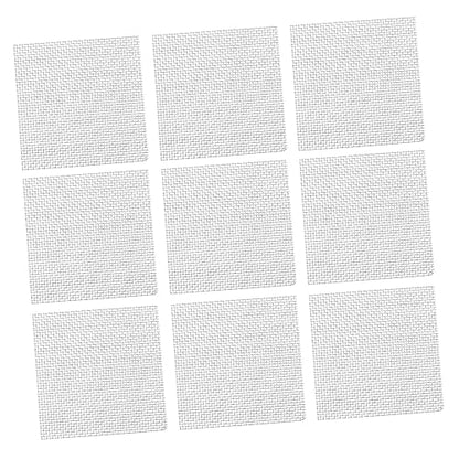 YARNOW 10pcs Stainless Steel Plant Fixed Net Wire Mesh Pad for Aquarium Water Grass for Moss Aquatic Planting Easy Installation