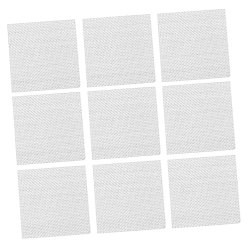 YARNOW 10pcs Stainless Steel Plant Fixed Net Wire Mesh Pad for Aquarium Water Grass for Moss Aquatic Planting Easy Installation