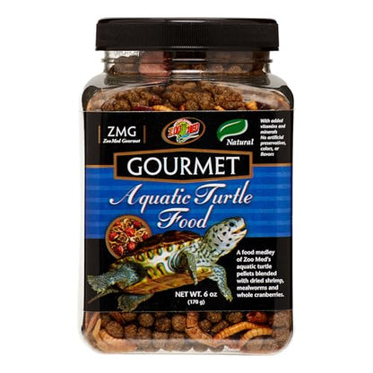 Zoo Med Gourmet Aquatic Turtle Food 6 oz. - size: 6 Ounce (Pack of 1)