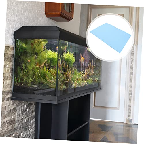 TOYANDONA Thickened Fish Tank Mat Non Slip Aquarium Pad for Tanks Durable Under Aquarium Floor Mat Wear Resistant Lightweight for Fish Keeping Enthusiasts - color: Blue