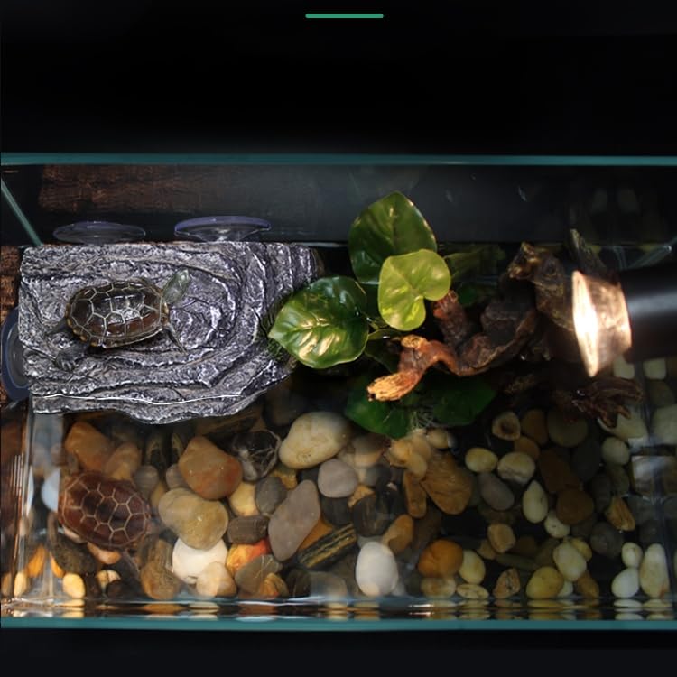 YZHZOM Turtle Basking Platform with Suction Cups, Floating Resting Terrace for Frogs, Terrapins and Tortoises