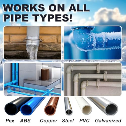 100' HTM Braid Self Regulating Heating Cable Mobile Home Heat Tape Water Pipes Freeze Protection & Freeze Free Connector Kit - Plug and End Seal *1 - style: 100 Kit