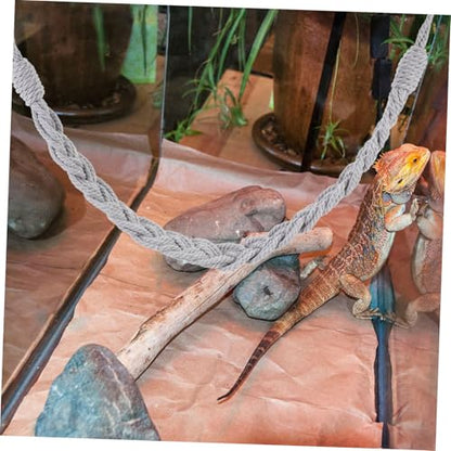 VICASKY Crab Climbing for Reptile Tanks Hanging Crab Rope Ladder and Vines Cute Animal Decor for Bearded Dragons and More for Terrariums and Gardens