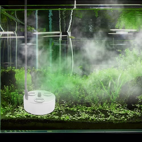 3-Head Ultrasonic Mist Maker Fogger - 900ml/H Humidifier Machine for Fountains, Aquariums, and Ponds | Ideal for Garden Fogging, Hydroponics, and Indoor Grow Rooms.