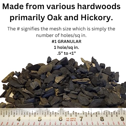 Horticultural Charcoal Medium Graded Charcoal 1 Cubic Foot Box