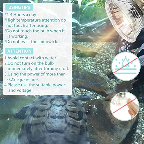 LUCKY HERP 4 Pack 25W UVA UVB Reptile Light Bulbs, Heat Lamp Bulbs for Reptiles and Amphibians, Basking Light Bulb for Turtle, Bearded Dragon, Lizard Heating Use - size: 25*4