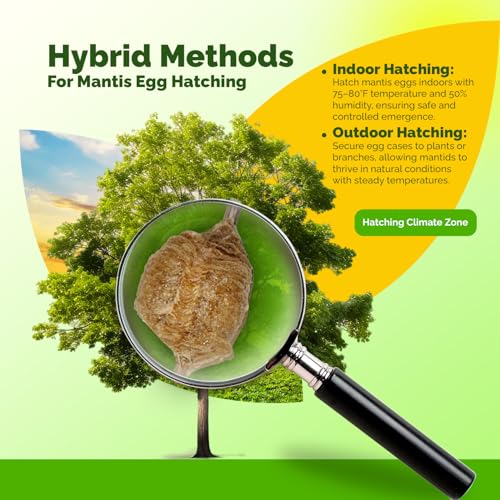 USMANTIS Praying Mantis Ootheca Egg Case (Twenty Egg Case) - Beneficial for Stem Education and Gardening, Each Egg Case Produces Approximately up to 400 Baby Nymphs (T Sinensis) - size: Pack of 20