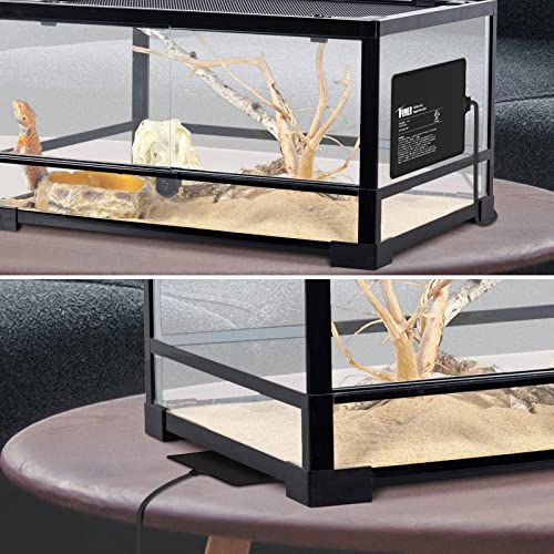 iPower 8X12 Inch 16W Under Tank Heater Warmer, 30-40 Gallon Terrarium Heat Mat for Amphibian, Plant Box or Other Small Animals, 2 Pack - size: 8 X 12 Inch, style: 2 Pack