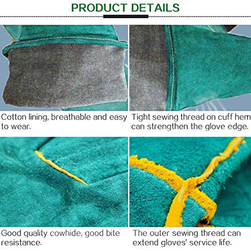 Gloves For Dog Cat Snake Bird Lizard Squirrel Hand Arm Finger Protection Gloves