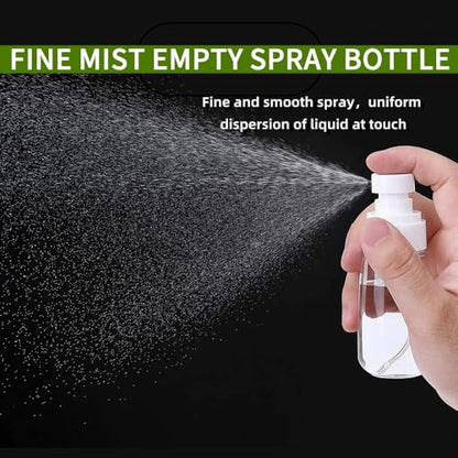 Spray Water Bottle Hair Mister, Fine Mist Stylist Sprayers 360 Empty Small Misting Spritzer, Perfume Atomizer with Pump Clear Containers 2PCS/2oz - color: 2oz - Pack 2