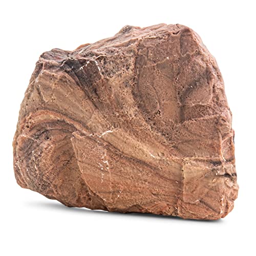 Fluker's Reptile Rock Cave with Basking Area, Natural Looking Rock Cave for All Reptiles, Amphibians and Arachnids