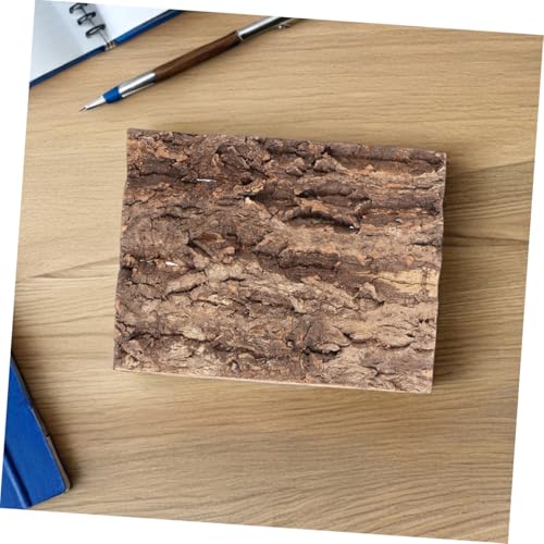 3pcs Realistic Simulated Tree Bark Decor for Reptile Terrariums Lifelike Cork Bark Background with Natural Texture Easy to Install Habitat Enhancement for Lizard Gecko Snake and