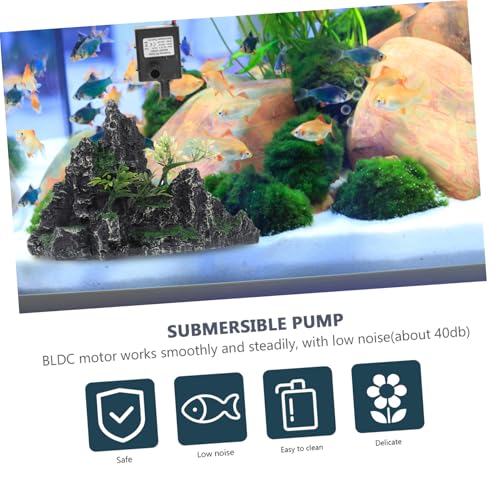 Mobestech 3.6W Mini Submersible Water Pump Low Noise High Efficiency for Aquariums and Terrariums Design for Long Life