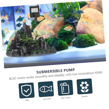 Mobestech 3.6W Mini Submersible Water Pump Low Noise High Efficiency for Aquariums and Terrariums Design for Long Life