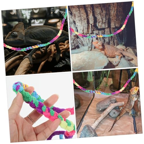 KESYOO 2Pcs Crab Climbing Vine Reptile Terrarium Decor Climbing Rope for Crabs Lizards and Geckos and Reusable Habitat Accessory