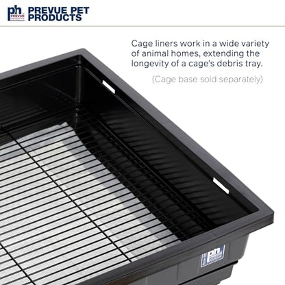 Prevue Pet Products Disposable Cage Liners for Birds and Small Animals - Cage Accessories for Parrot, Parakeet, Conure, Cockatiel, Hamster, Guinea Pig, & Mouse Enclosures - 20 White Liners
