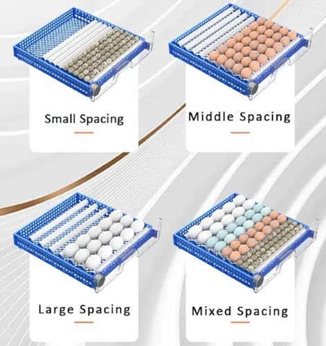 Egg Incubator with Automatic Egg Turning and Humidity Control, Efficient LED Lighting, Upgrade Automatic Water Adding, for Hatching Chickens Quail Duck Goose Turkey, 128 Eggs - color: 128 eggs