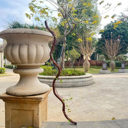 Bendable Artificial Tree Thick Trunk Twigs Cane Climbing Vine Branches with Moss 6Ft Faux Plant Garland for Forest Home Wedding Garden Wall Hanging Decoration 1PC