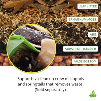Josh's Frogs ABG Mix Tropical Plant Soil & Bioactive Terrarium Vivarium Substrate (4 Quart/1 Gallon)