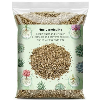 Sukh 14.6OZ Vermiculite - Organic Vermiculite for Gardening Plants Fine Horticultural Soil Amendments Bulk Additive Perfect Potted and Garden Professional Grade 3-6mm - size: 3-6MM